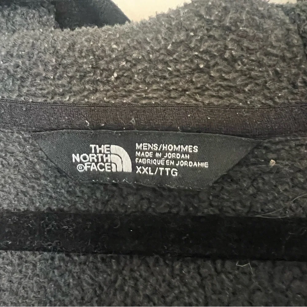 The North Face Charcoal Full Zip‎ Fleece Jacket Zip Chest Pocket XXL